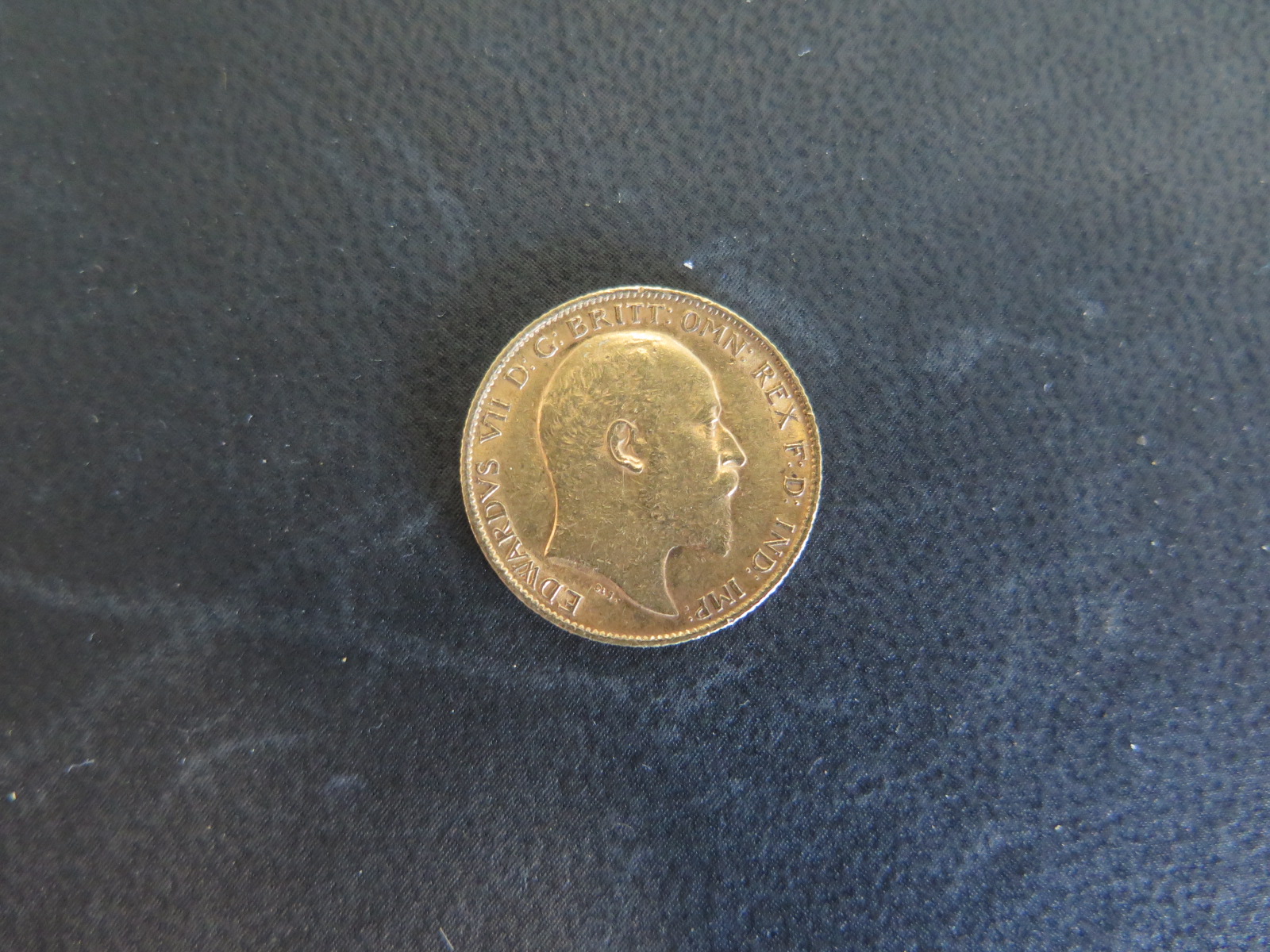 Edward VII gold half sovereign dated 1909 - Image 2 of 2