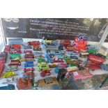 A collection of approx 70 die-cast and other models