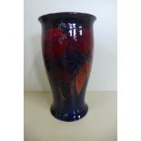 A Moorcroft Plum and Wisteria vase of large size, with blue painted signature and impressed marks,