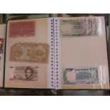 A World collection of banknotes in one album