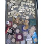 A collection of British coinage to include silver and part silver coinage, approx 20 troy oz