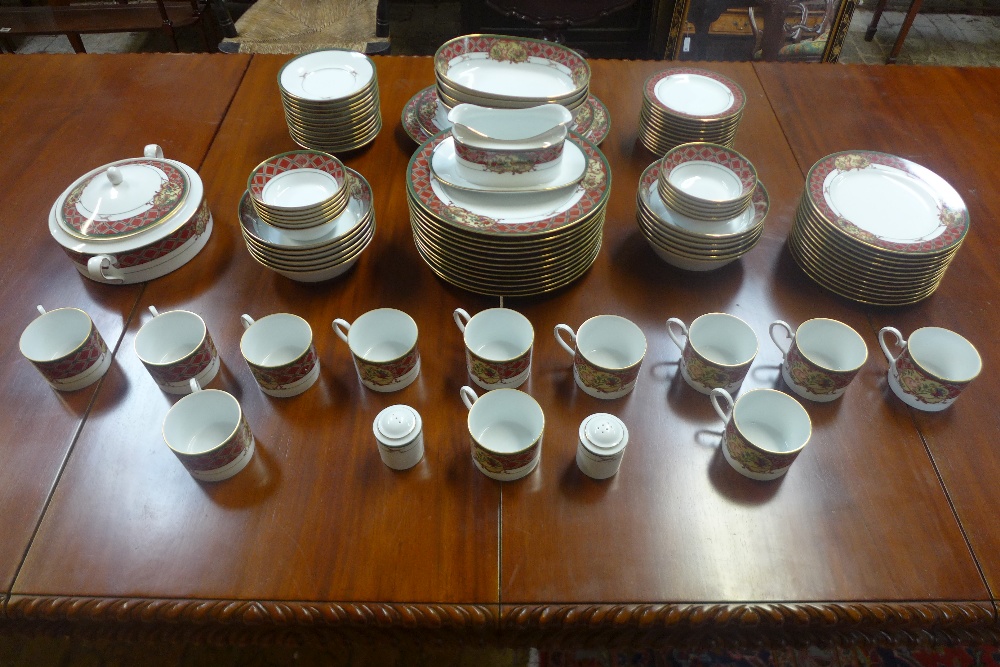 A Noritake Royal Hunt dinners service, twelve setting , some usage marks, but generally good