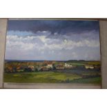 An oil on canvas, John Rohda - Outs of Cley - 51cm x 76cm