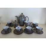 A Denby Marrakesh coffee service - six setting, good condition