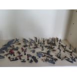 A collection of approx 70 lead figures, mainly soldiers