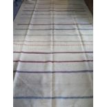 A hand knotted woollen Kilim rug, approx 335cm x 210cm - in good condition
