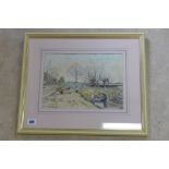 Edward Vulliamy 1876-1962 - watercolour signed and dated 1942 - frame size 40x46cm