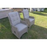A Bramblecrest Oakridge pair of reclining armchairs, ex-display