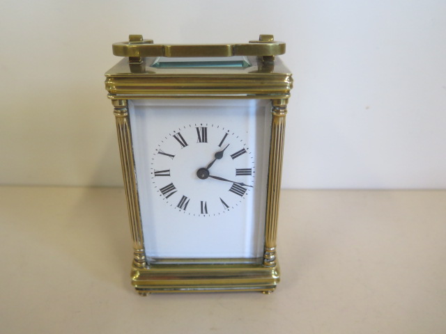 A French carriage clock, in good condition and running