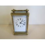 A French carriage clock, in good condition and running