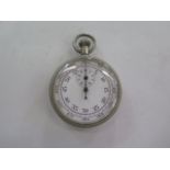 An Air Ministry cased stop watch with - A.M. 6B/221 16/6/41 inscribed to its back casing with