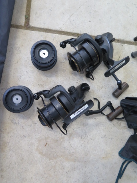 Four carp rods, two Diawa black Widow G50 12' 3lb rods, and two Korum rods, 12' 2lb barrel and 12' - Image 2 of 2