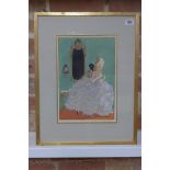 A Tito print 1/500 in a gilt frame, 53x41cm - generally good, colours bright, some wear to frame