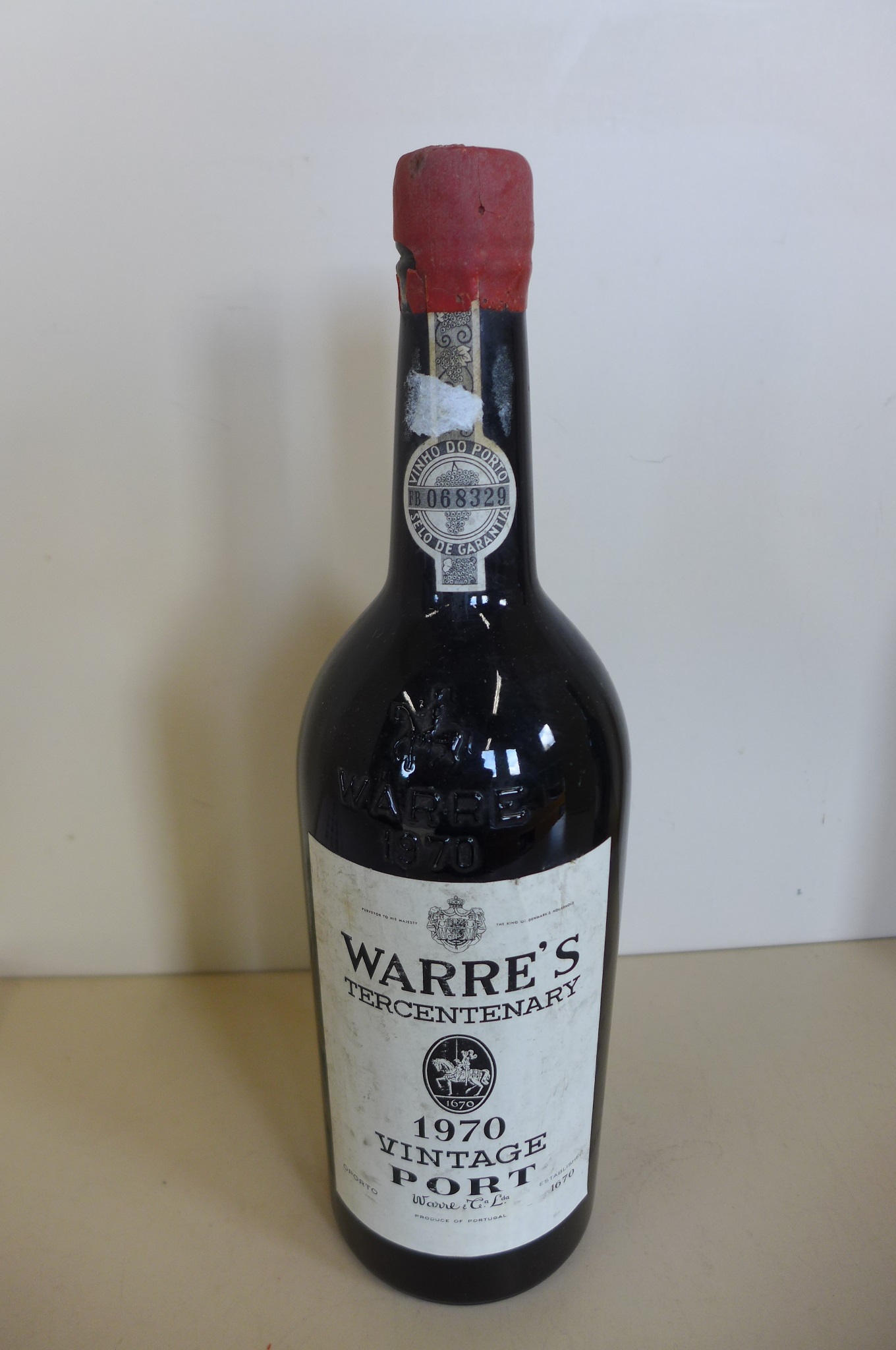 A bottle of 1970 Warre Vintage port