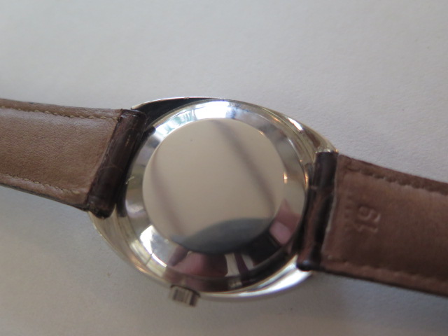 An interesting gents IWC automatic steel cased wrist watch, brushed steel tonneau style case, - Image 3 of 6