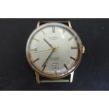 A gents 9ct gold Rotary wristwatch, case fully hallmarked, gold weight approx 10 gram, dial silvered