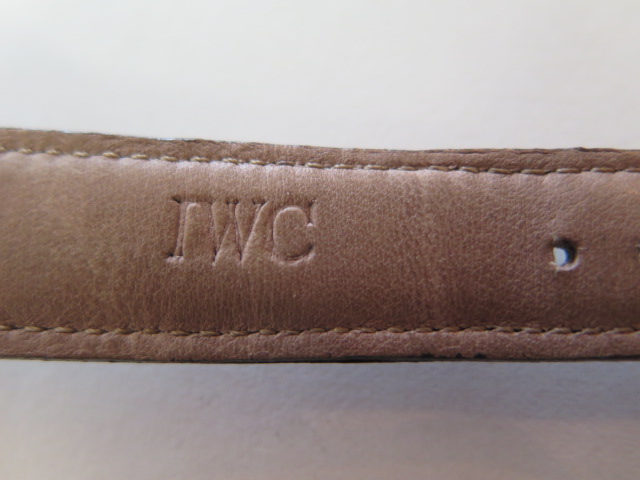 An interesting gents IWC automatic steel cased wrist watch, brushed steel tonneau style case, - Image 4 of 6