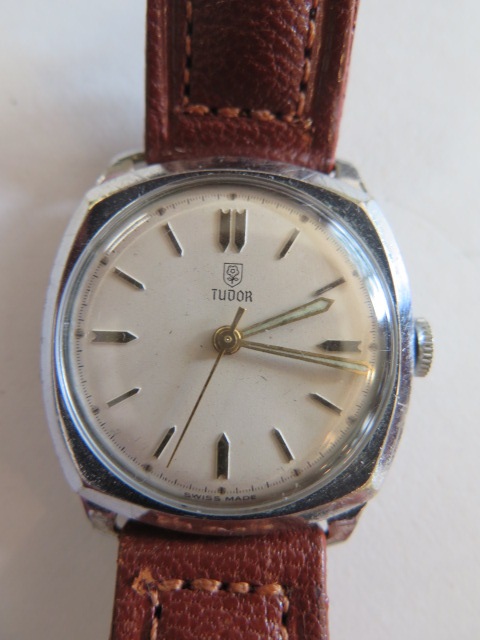 A good Rolex Tudor steel cased wrist watch, cushion shape case, diameter 29mm circular dial, - Image 2 of 9