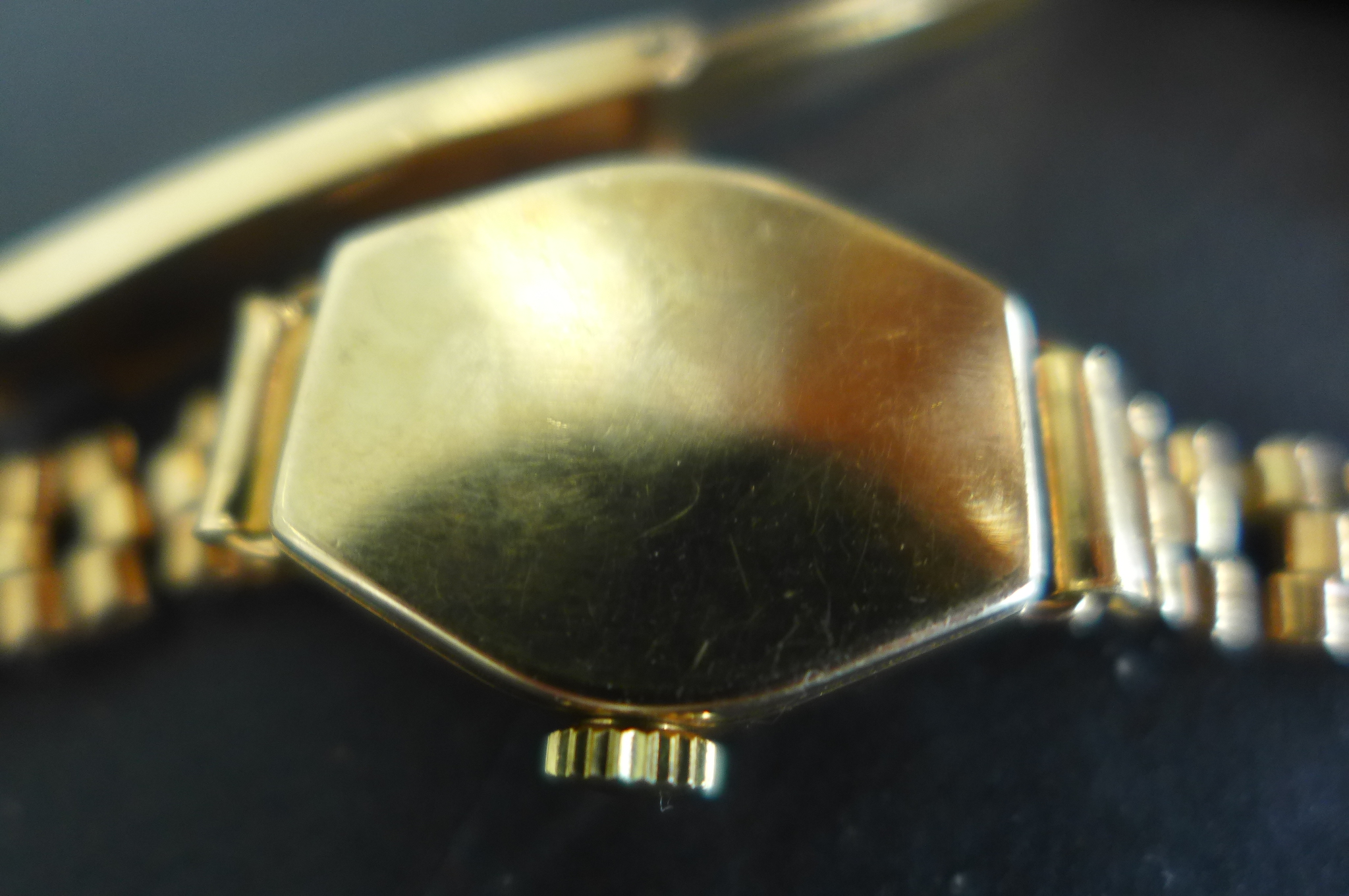 A ladies 9ct gold Rimla wristwatch and bracelet, gold weight 12 grams, 15 jewel Swiss movement, - Image 3 of 3