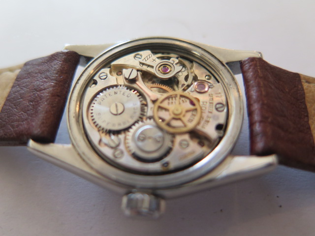 A vintage gents Rolex Oyster precision Speedking in steel case, case diameter 30mm, case style - Image 6 of 7