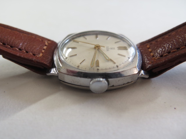 A good Rolex Tudor steel cased wrist watch, cushion shape case, diameter 29mm circular dial, - Image 4 of 9