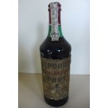 A bottle of Nieports 20 year old port, bottled 1978 - level at base of neck