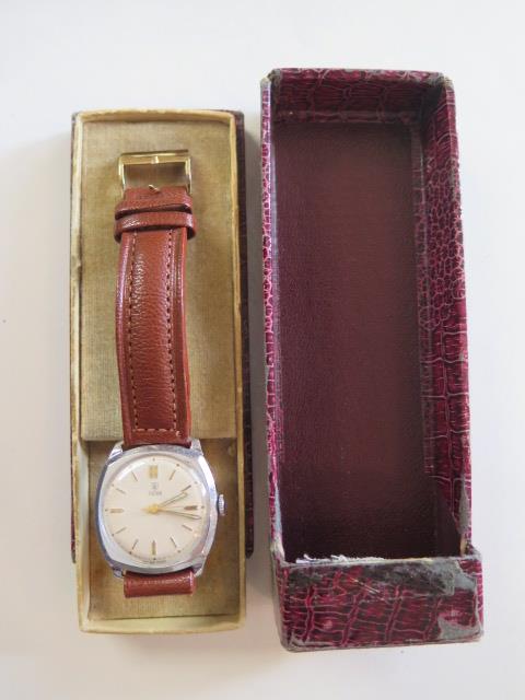 A good Rolex Tudor steel cased wrist watch, cushion shape case, diameter 29mm circular dial, - Image 9 of 9
