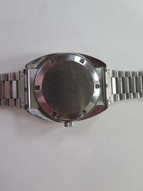 A gents Longines conquest automatic wrsitwatch with a Speidel stainless steel strap, in working - Image 3 of 5