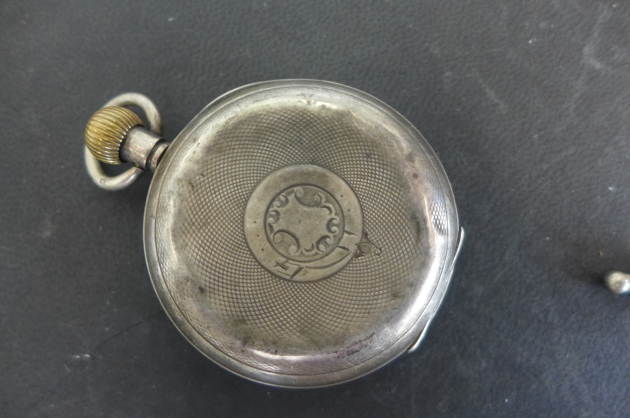 A gents silver half hunter and a ladies 800 silver fob watch, neither watch running, also a ladies - Image 5 of 5