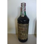 A bottle of Nieports 20 year old port, bottled 1978 - level at base of neck