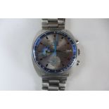 A 1970's Omega automatic Seamaster chronograph 176 007 stainless steel bracelet gents wristwatch,