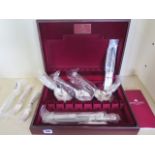 A Royal Albert silver plated six setting canteen of cutlery, still in original wrappers