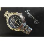 A gents Breitling stainless steel chronograph Rattrapante quartz bracelet wristwatch, A69048 -