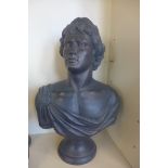 An Austin sculpture 1991 bust of Caesar - 65cm tall