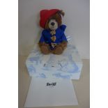 A Steiff mohair Paddington Bear - 17cm - limited edition number 2345 of 4000 - in very good