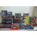 A collection of boxed die cast vehicles including Corgi, Guinness and Stobart lorries, Vanguards