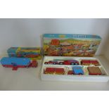 A boxed Corgi Circus models set no 23, in good condition, complete with animals, very minor wear,