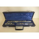 A Dixon flute in hard case