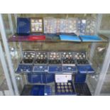 A collection of assorted proof sets including eight Royal mint sets, pre decimal sets, Great Britain