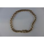 A 9ct gold bracelet, approx 5.2 grams, one link damaged