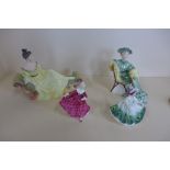 Four Royal Doulton ladies, all good