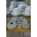 A Royal Doulton Morning Star, dinner service, including two tureens, generally good but with usage