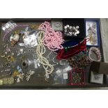 A good selection of costume and other jewellery