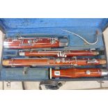 An Astia Bassoon imported by Boosey and Hawkes, with hard case