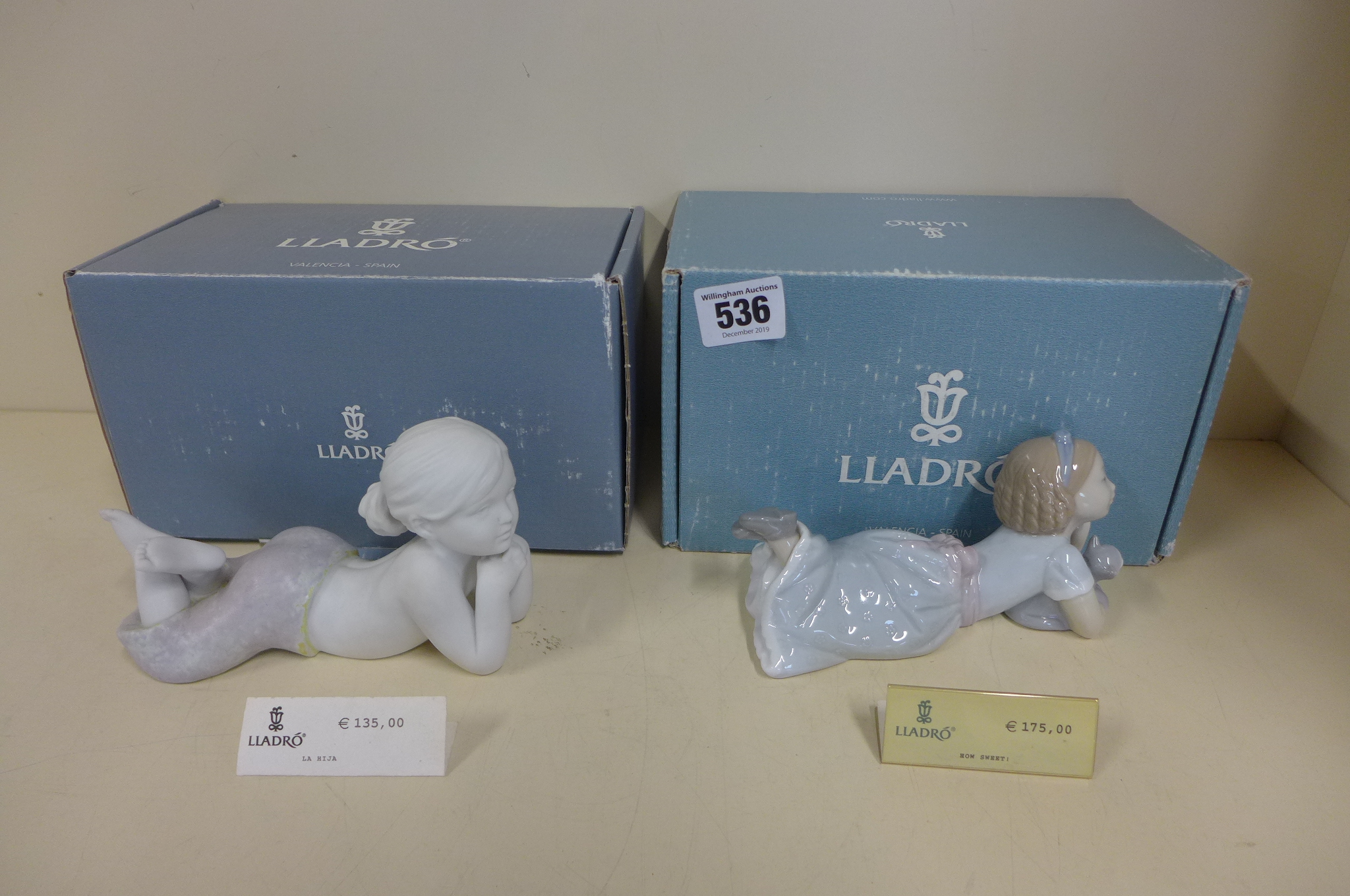 Two Lladro figures 'How Sweet' and 'The Daughter' - 06987 and 08405 - both boxed, in good condition