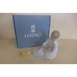 A Lladro figure 'My Guardian Angel' 06961 - boxed in good condition - previous shop RRP 200euros