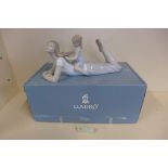A Lladro figure 'You're so Pretty' 08291 - boxed in good condition - previous shop RRP 330euros