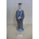 A Lladro figure 'His Commencement Graduation - boxed, in good condition, Previous shop RRP 260euros