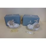 Two Lladro figures 'Comforting Dreams' and 'Tender Dreams' 06710 and 06656 - both boxed, in good