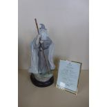 A Lladro figure 'The Grey Pilgrim' from Lord of the Rigs, 08052 - no 1 of 500 - boxed, in good